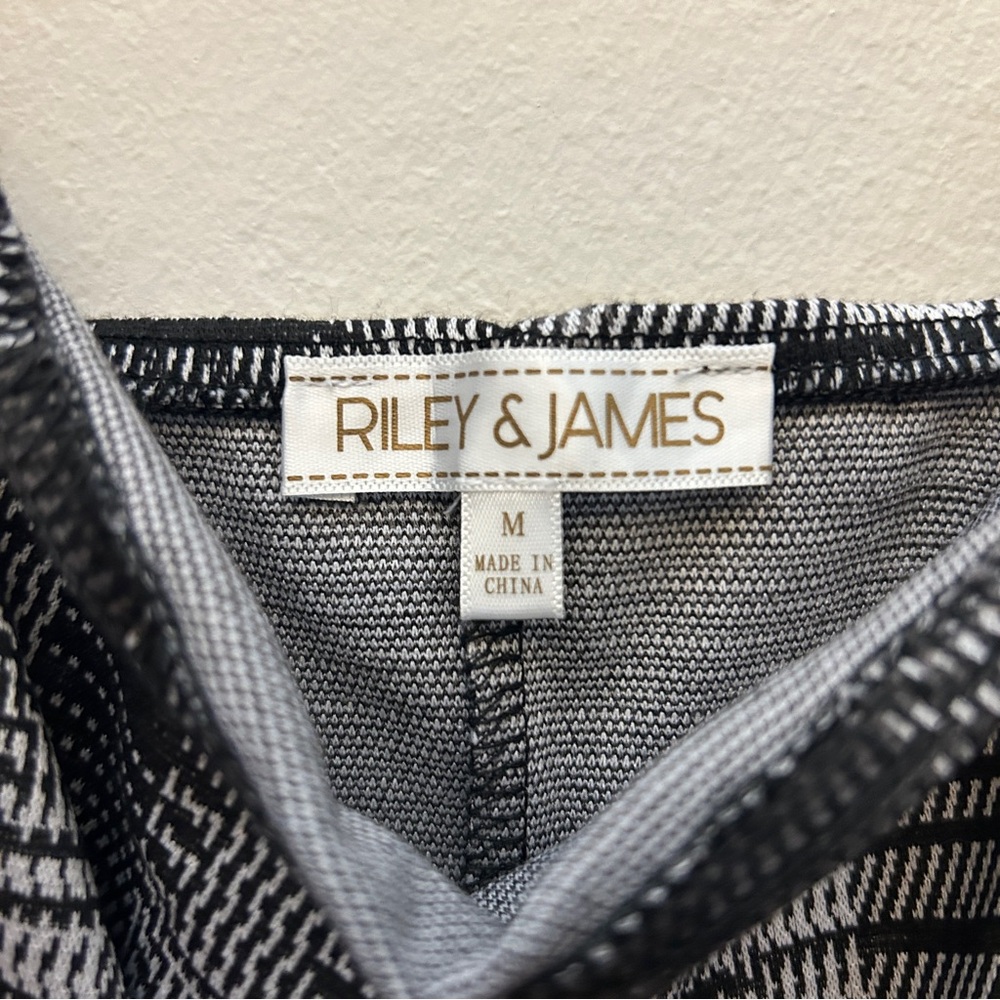 Riley & James Plaid Mini Dress Size Medium - Picture 3 of 4